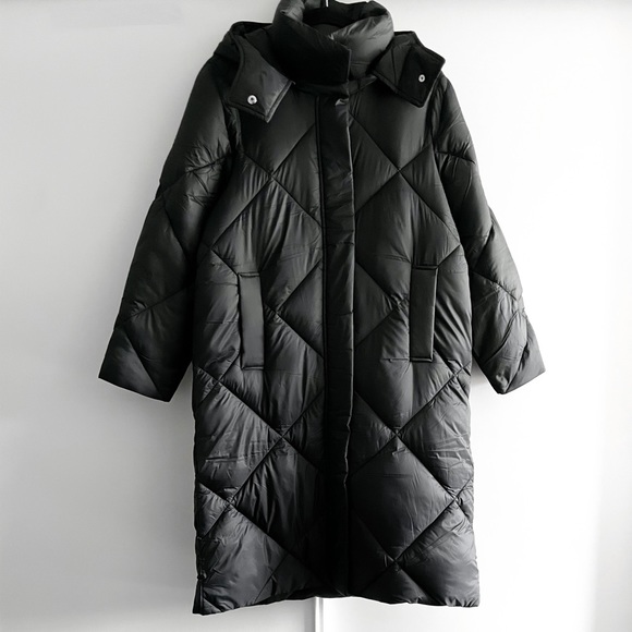 Abercrombie & Fitch Quilted Long Puffer - Picture 3 of 9